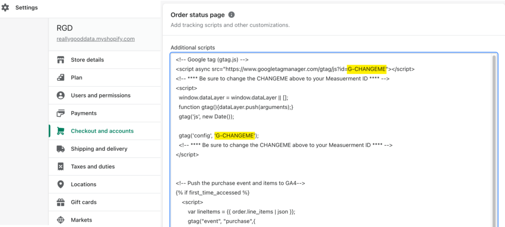 ga4-shopify-track-sales